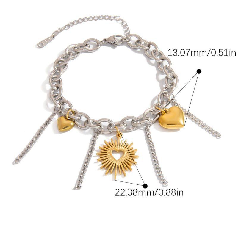 PULSERA DIJES CORAZONES