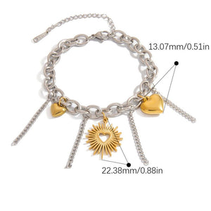 PULSERA DIJES CORAZONES