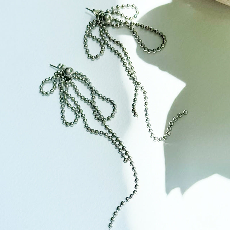 ARETES CADENAS BOLITAS