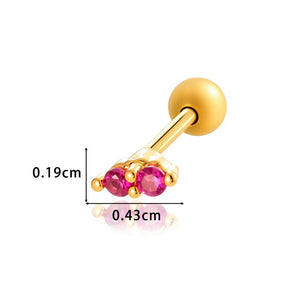 PIERCING DOBLE CRISTAL
