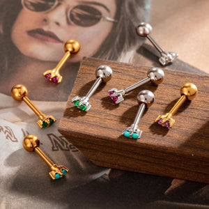 PIERCING DOBLE CRISTAL
