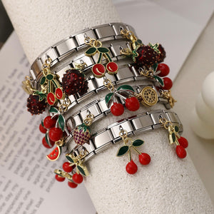 PULSERA ITALIANA CEREZAS