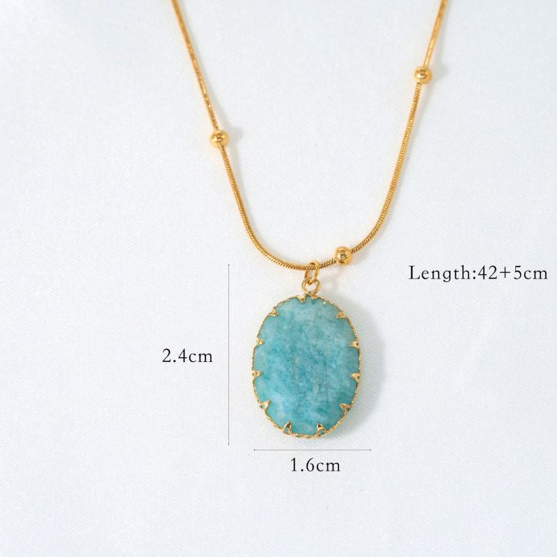 COLLAR AMAZONITA