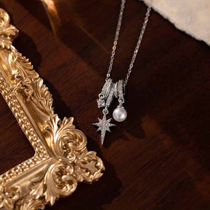 COLLAR ESTRELLA Y PERLA
