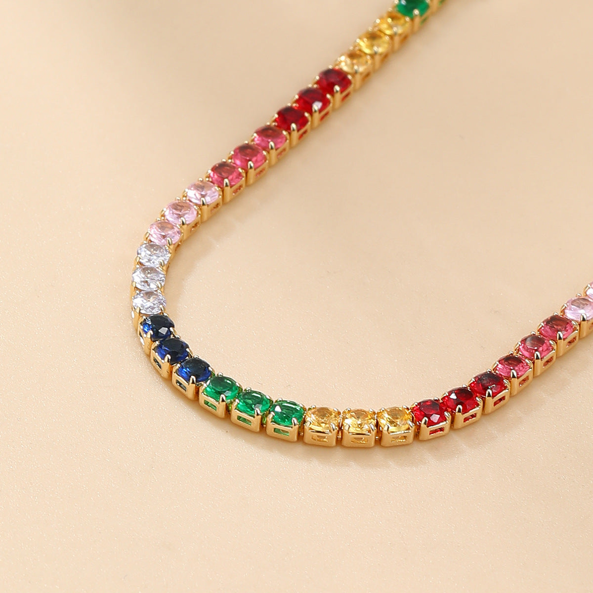 PULSERA ZIRCONIA COLORES