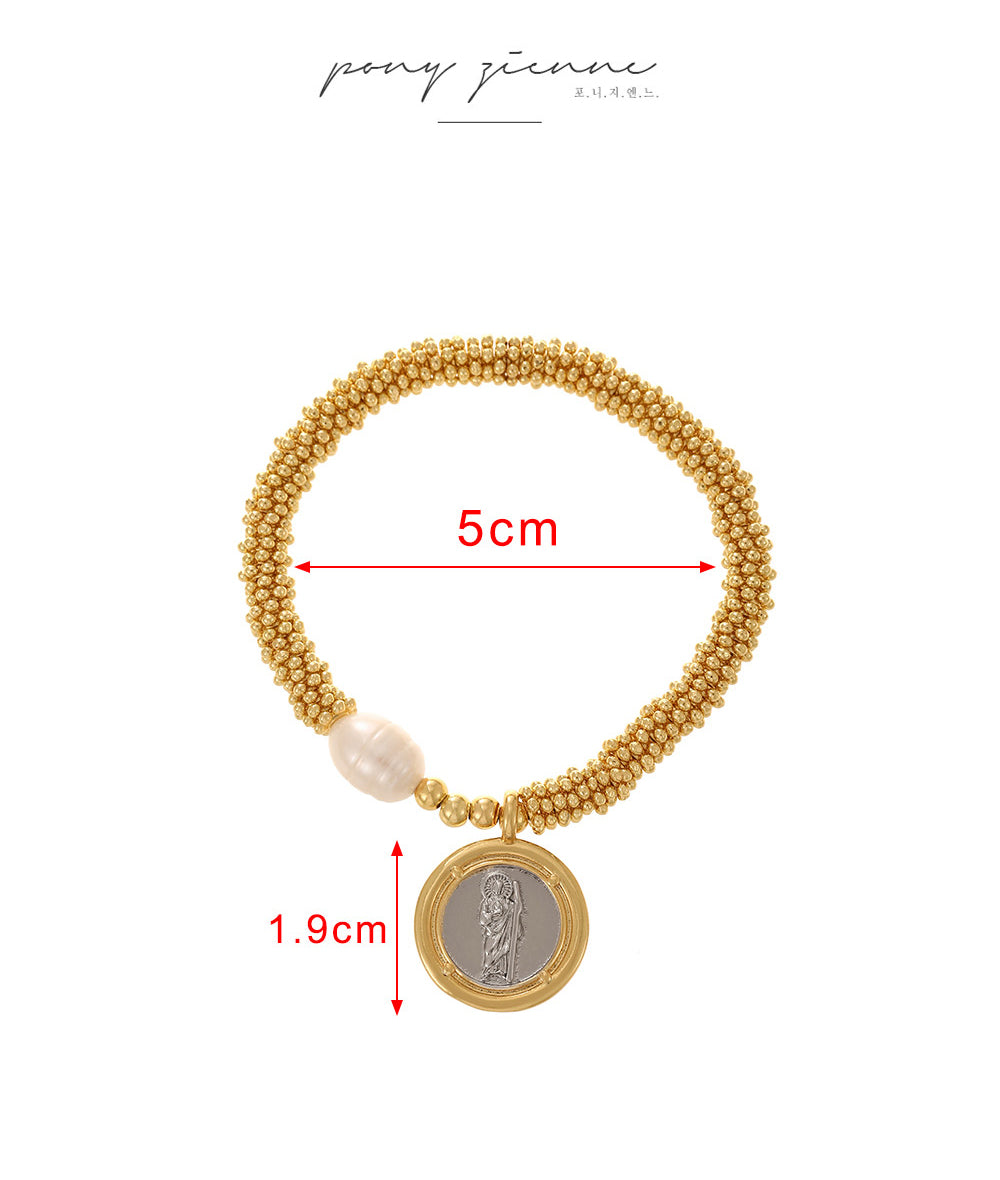 PULSERA MEDALLA RELIGIOSA