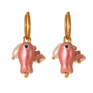 ARETES PESCADO ROSA