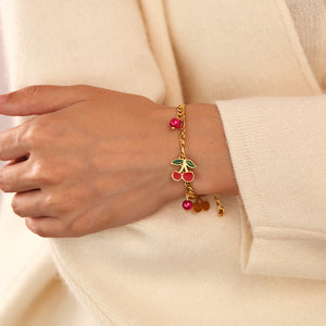 PULSERA CEREZAS