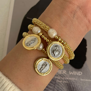 PULSERA MEDALLA CORAZÓN