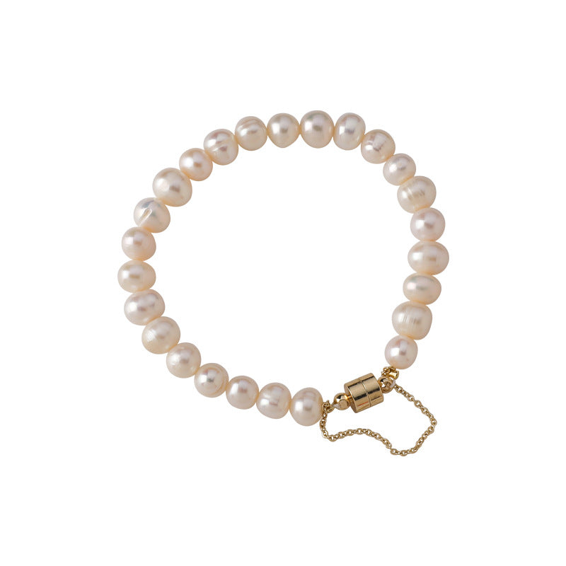 PULSERA PERLA NATURAL