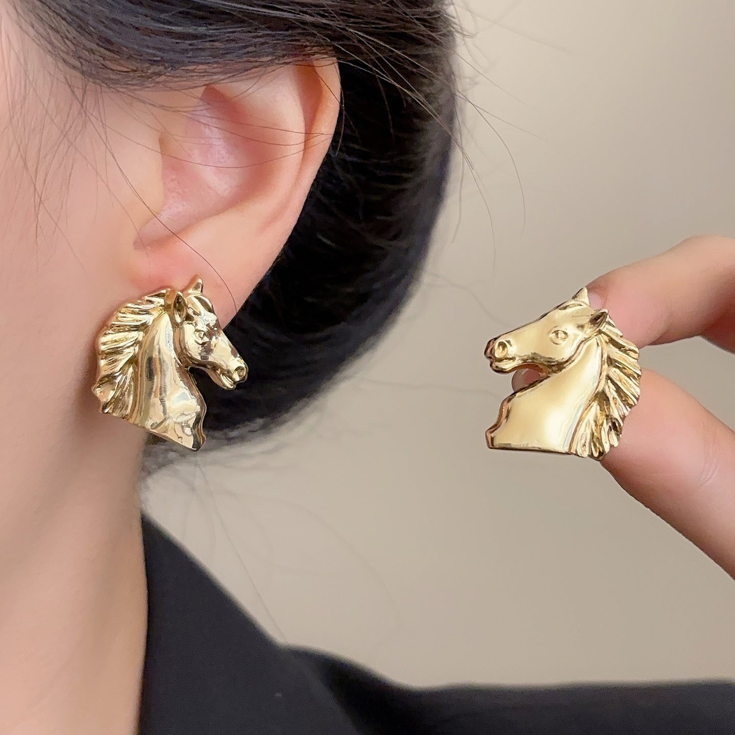 ARETES CABEZA DE CABALLO