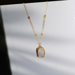 COLLAR ROSA VINTAGE