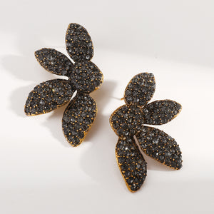 ARETES ZIRCONIAS NEGRAS