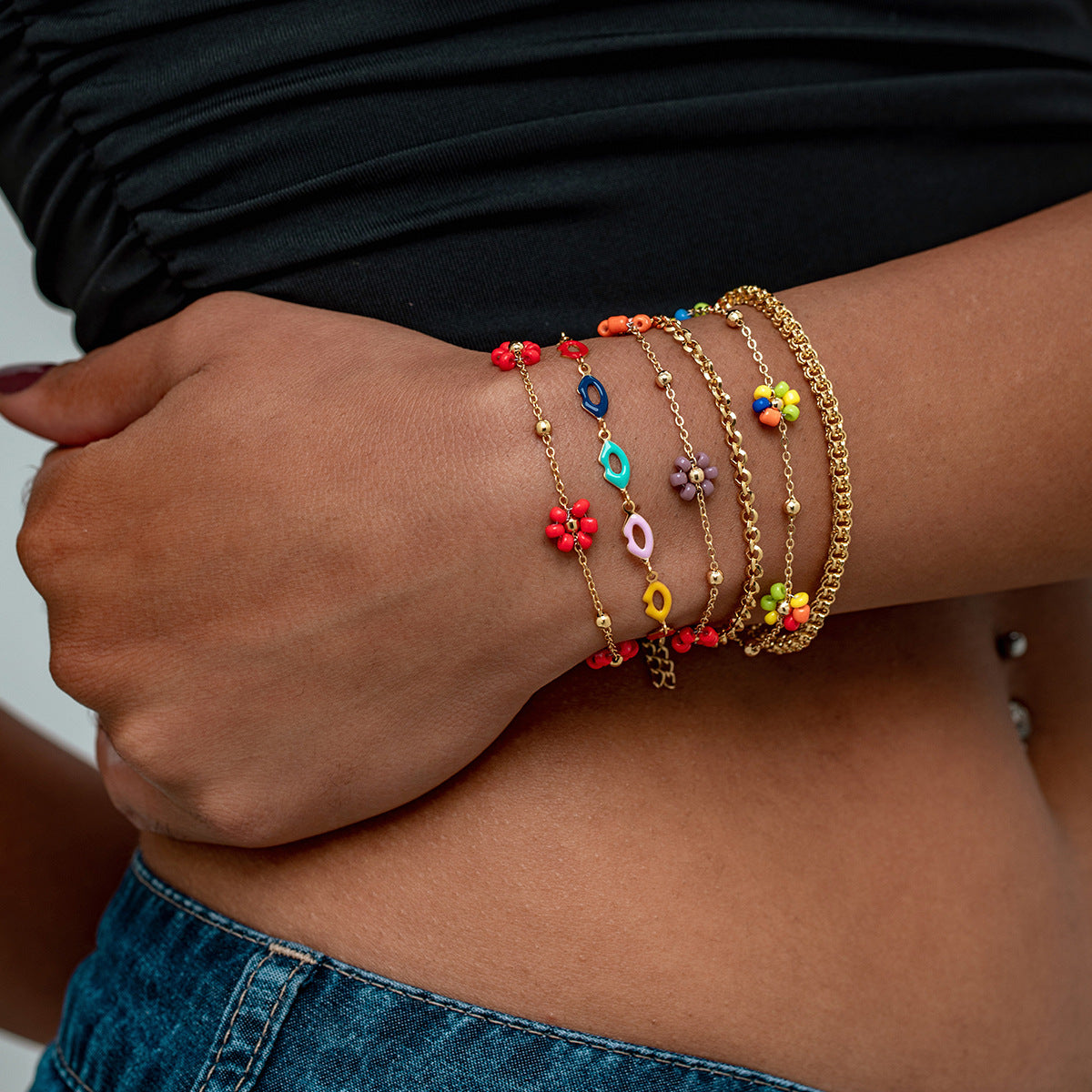 PULSERA FLORAL