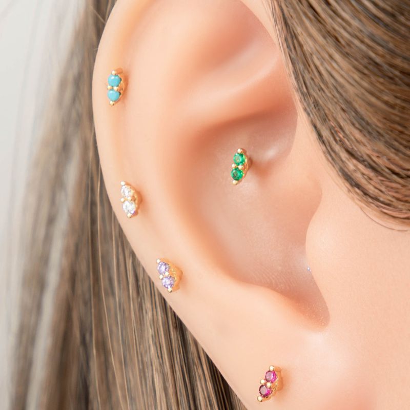 PIERCING DOBLE CRISTAL