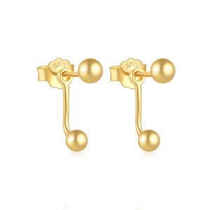 ARETES FRONTBACK PLATA 925