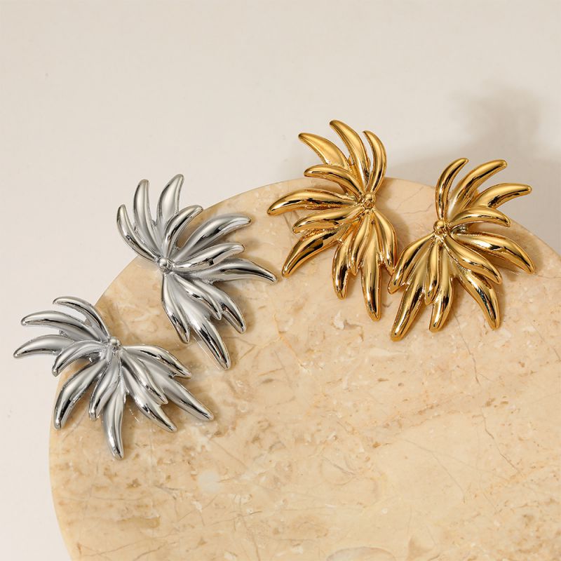 ARETES PALMA BRILLANTE