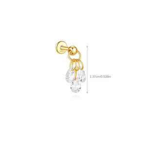 PIERCING CRISTAL COLGANTE