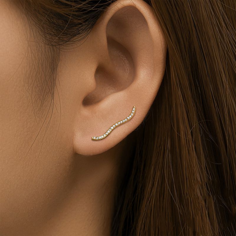 EARCUFF PLATA 925