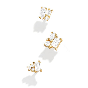 SET TRES ARETES PLATA 925