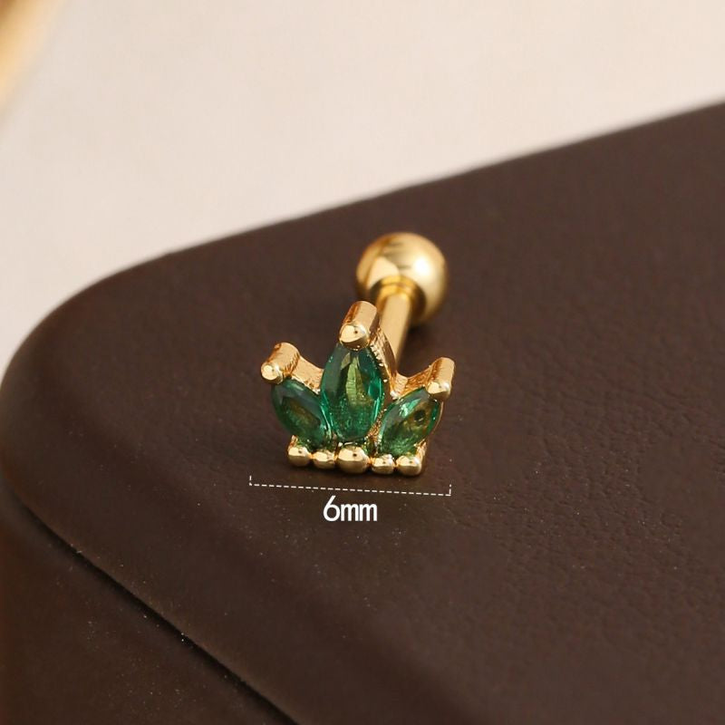 PIERCING CORONA ESMERALDA