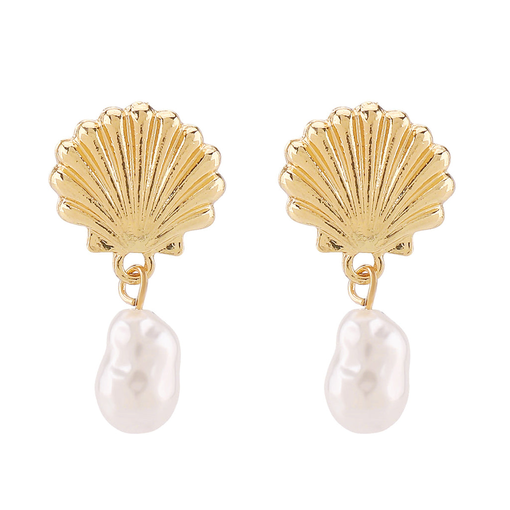 ARETES CONCHITA DORADA