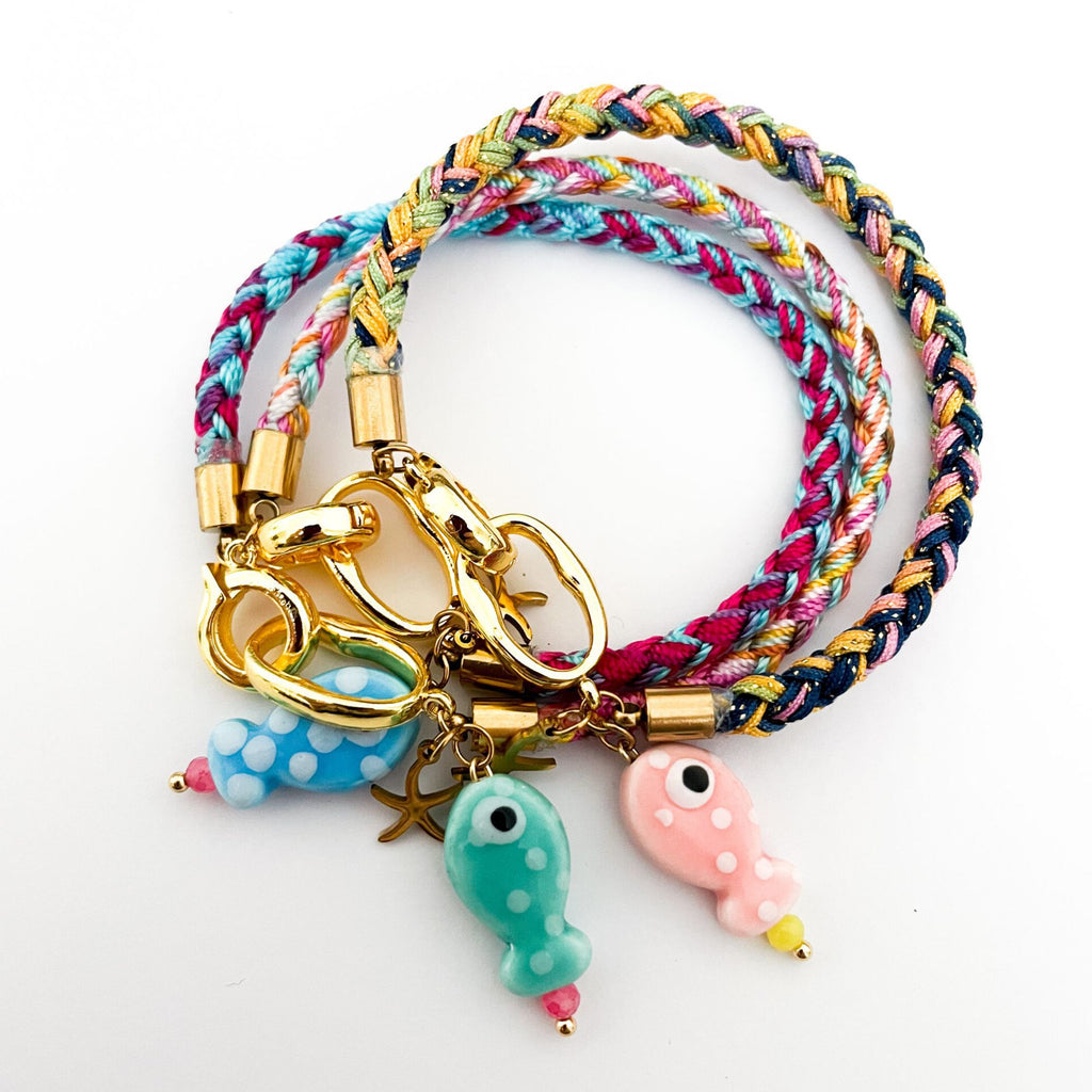 PULSERA TRENZADA PEZ