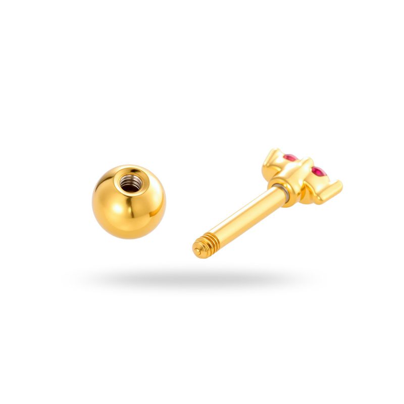 PIERCING DOBLE CRISTAL