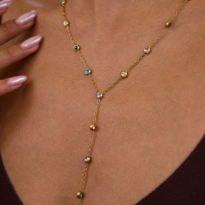 COLLAR LARGO CRISTALES