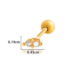 PIERCING DOBLE CRISTAL