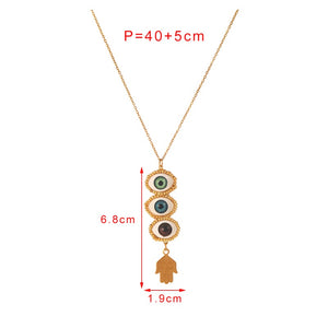 COLLAR OJOS TURCOS