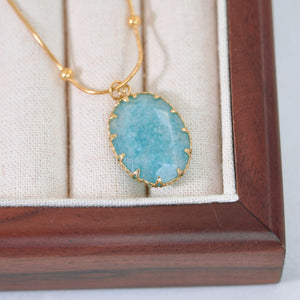 COLLAR AMAZONITA