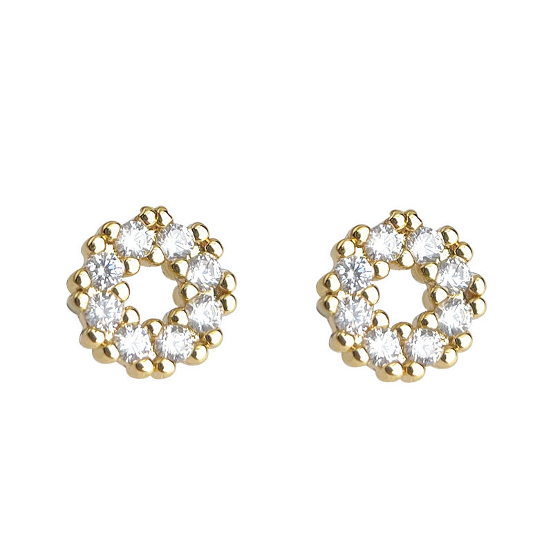 ARETES CIRCULÓ ZIRCONIAS