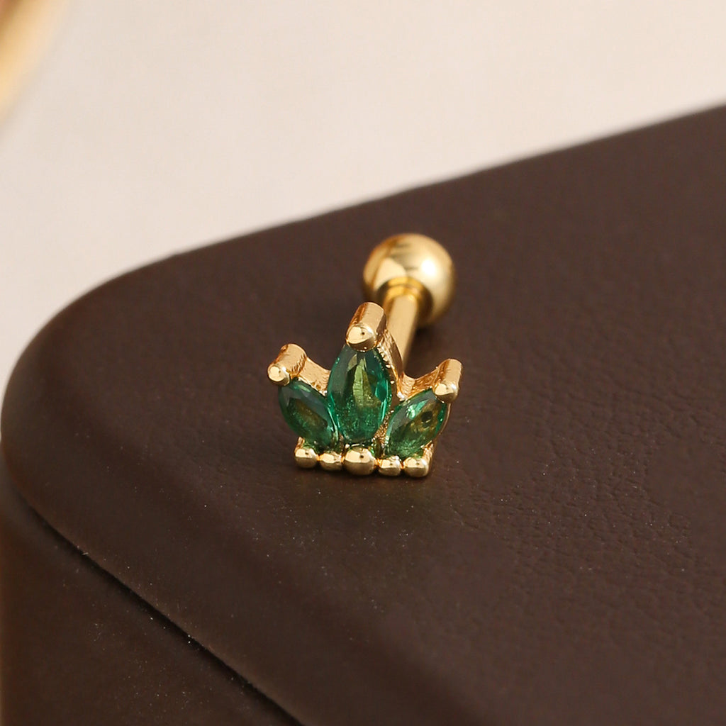 PIERCING CORONA ESMERALDA