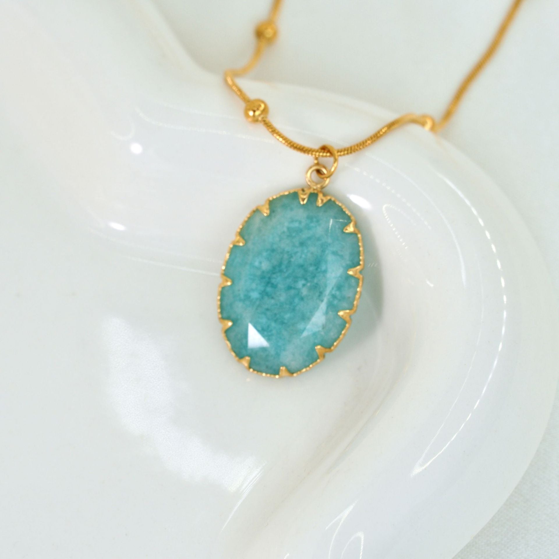 COLLAR AMAZONITA