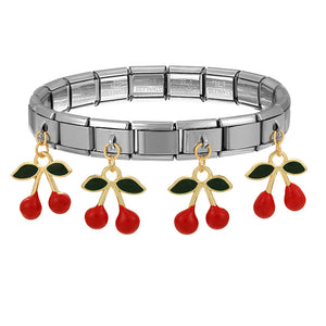 PULSERA ITALIANA CEREZAS