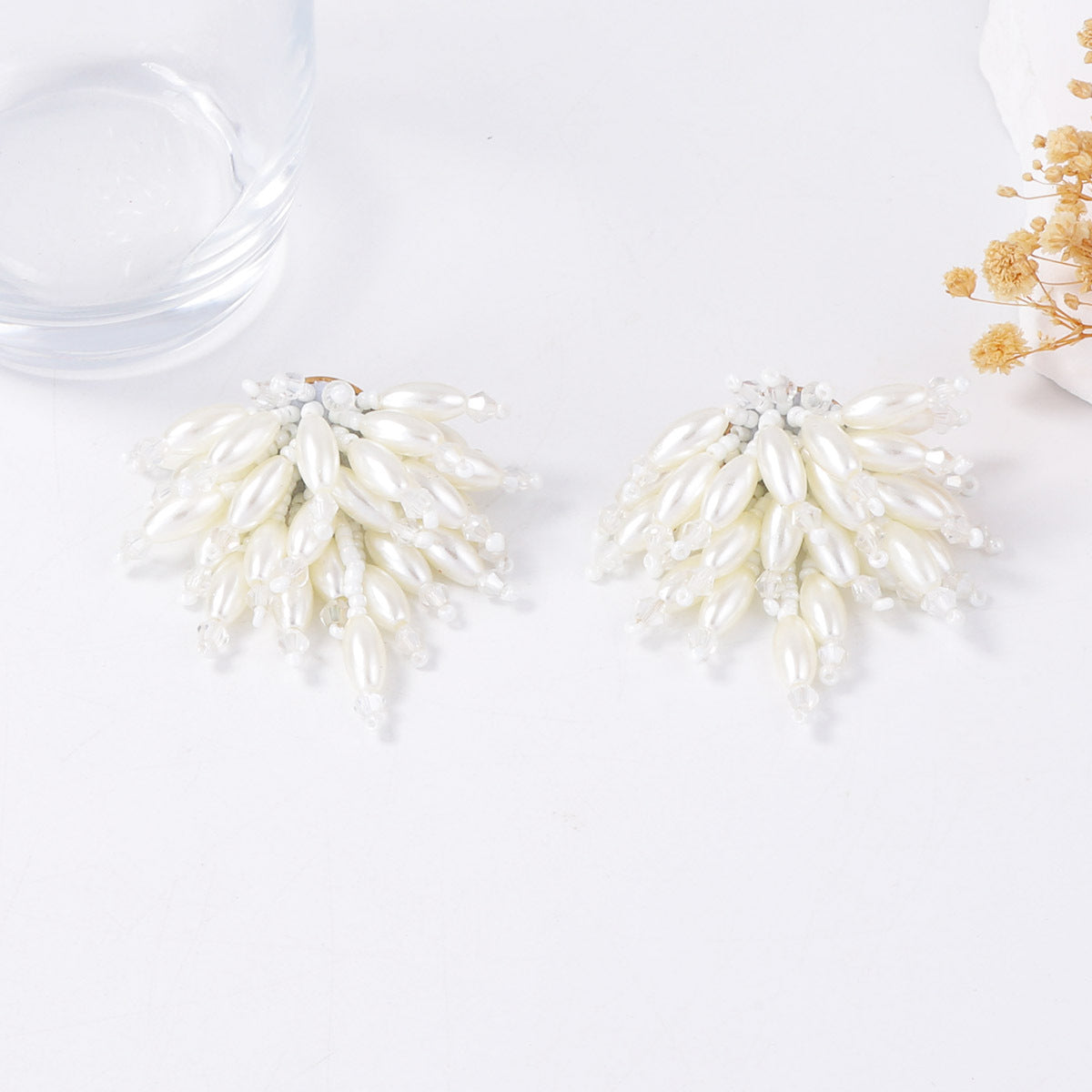 ARETES RACIMO DE PERLAS