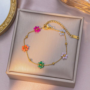 SET FLORES MULTICOLOR