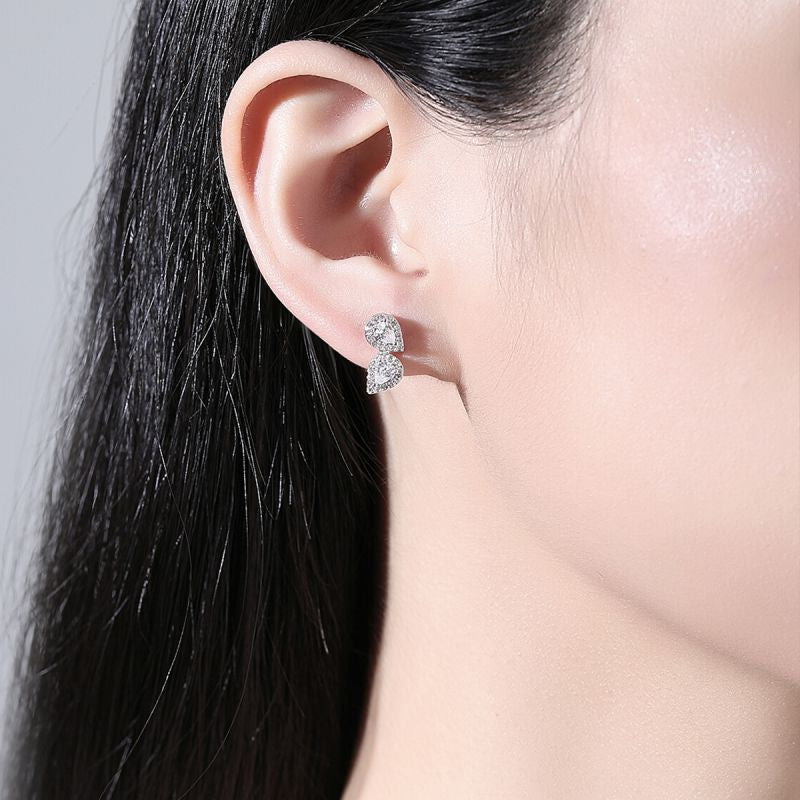 ARETES DOBLE GOTA
