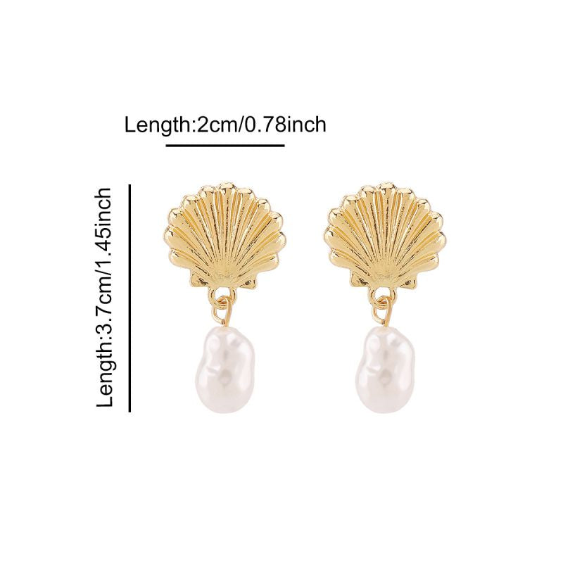 ARETES CONCHITA DORADA