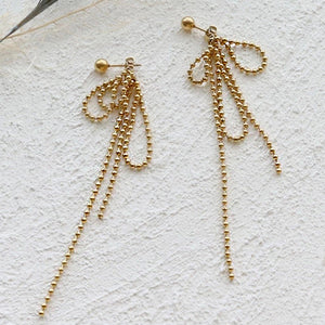 ARETES CADENAS BOLITAS