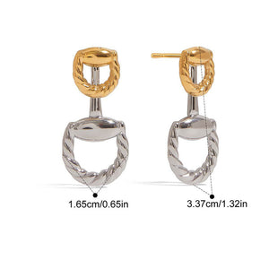 ARETES DOBLE ESLABÓN