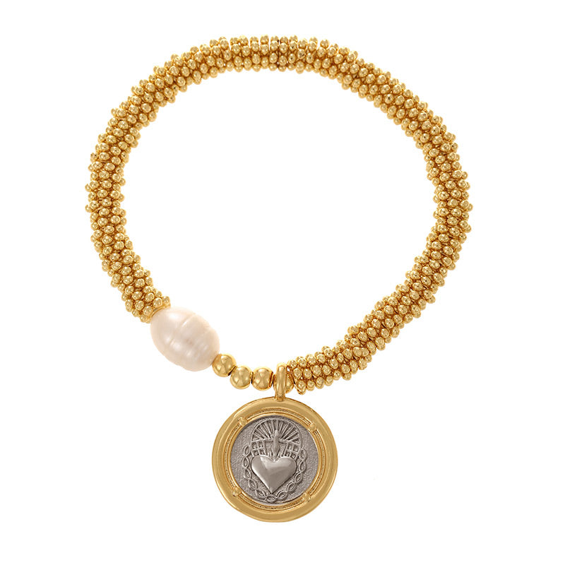 PULSERA MEDALLA CORAZÓN