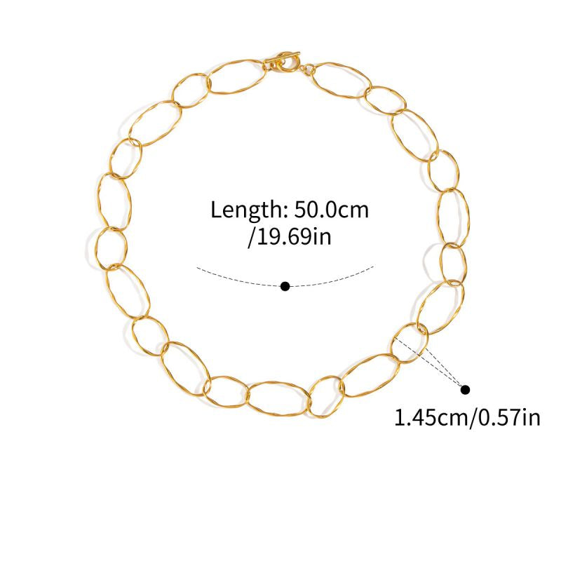 COLLAR ESLABONES OVALADOS