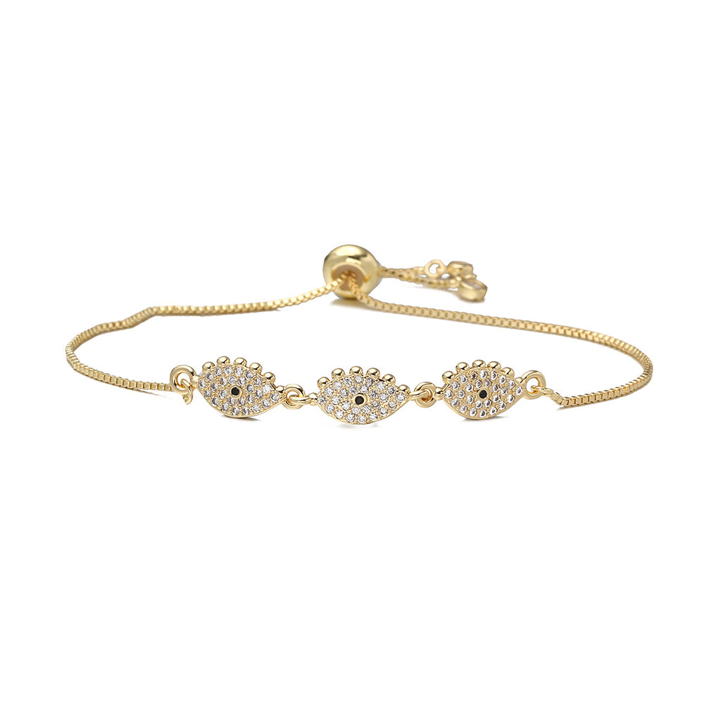 PULSERA OJOS ZIRCONIAS