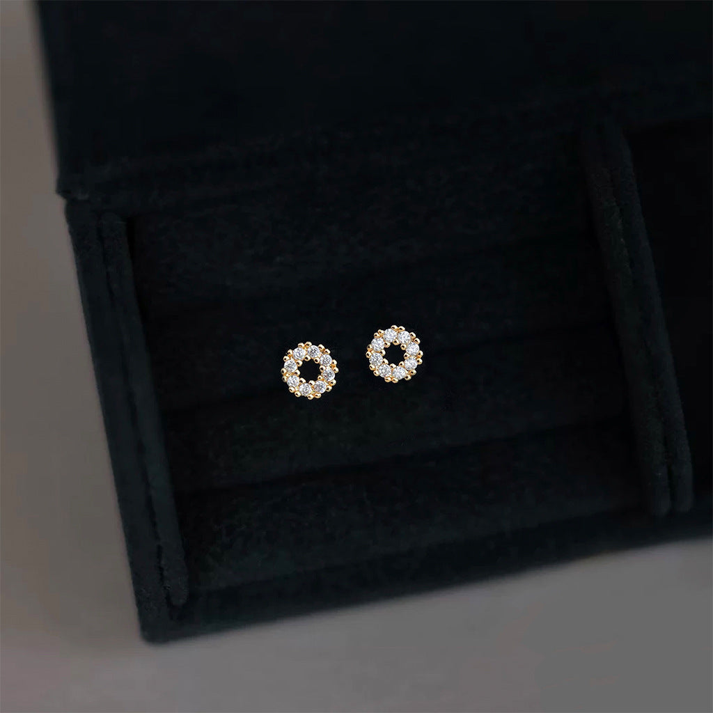 ARETES CIRCULÓ ZIRCONIAS