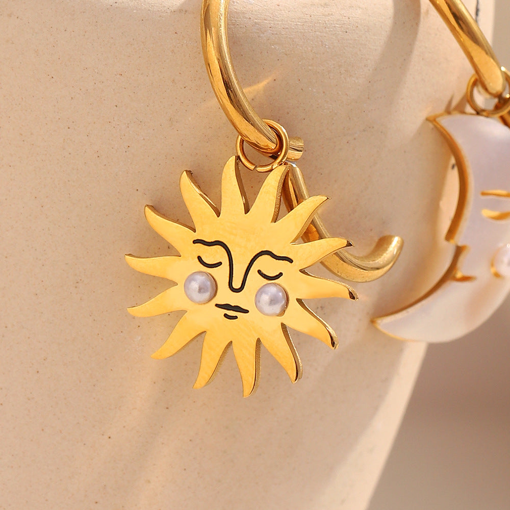 ARETES LUNA Y SOL