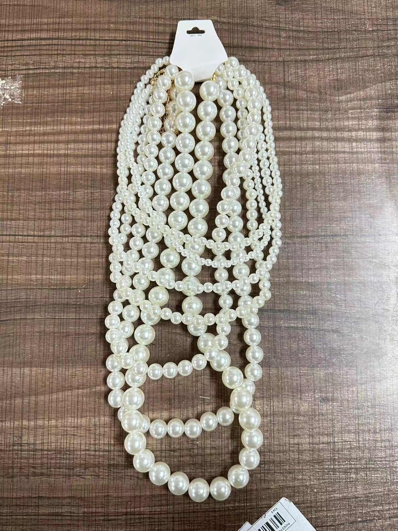 MAXI COLLAR PERLAS