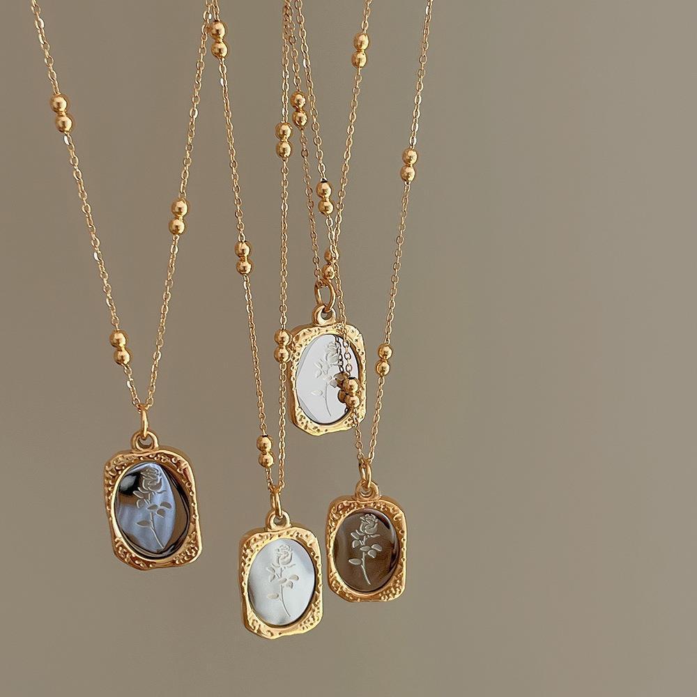 COLLAR ROSA VINTAGE