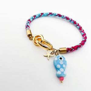 PULSERA TRENZADA PEZ